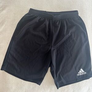 Adidas large youth Athletic Black Shorts